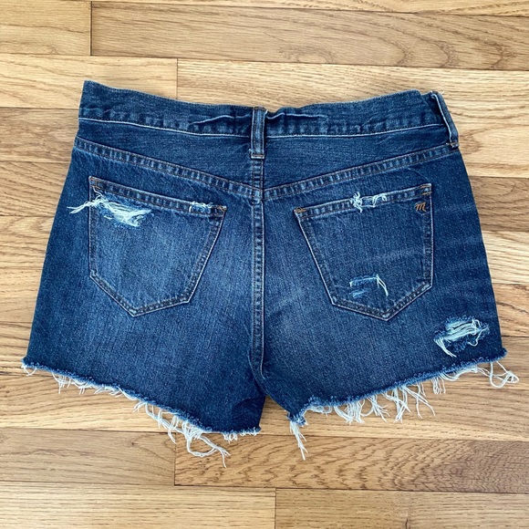 Madewell Distressed Denim Shorts - Picture 4 of 9